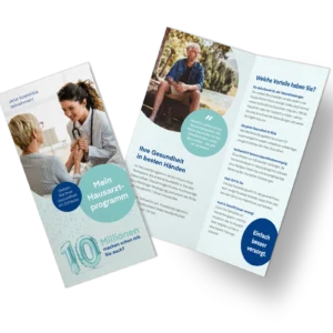 Patientenflyer "Hausarztprogramm" 10 Millionen