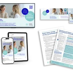 Digitales Powermonat-Paket mit Vorlagen für die HZV-Patientenansprache